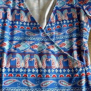 J. McLaughlin V-Neck Wrap Tee Size M NWT